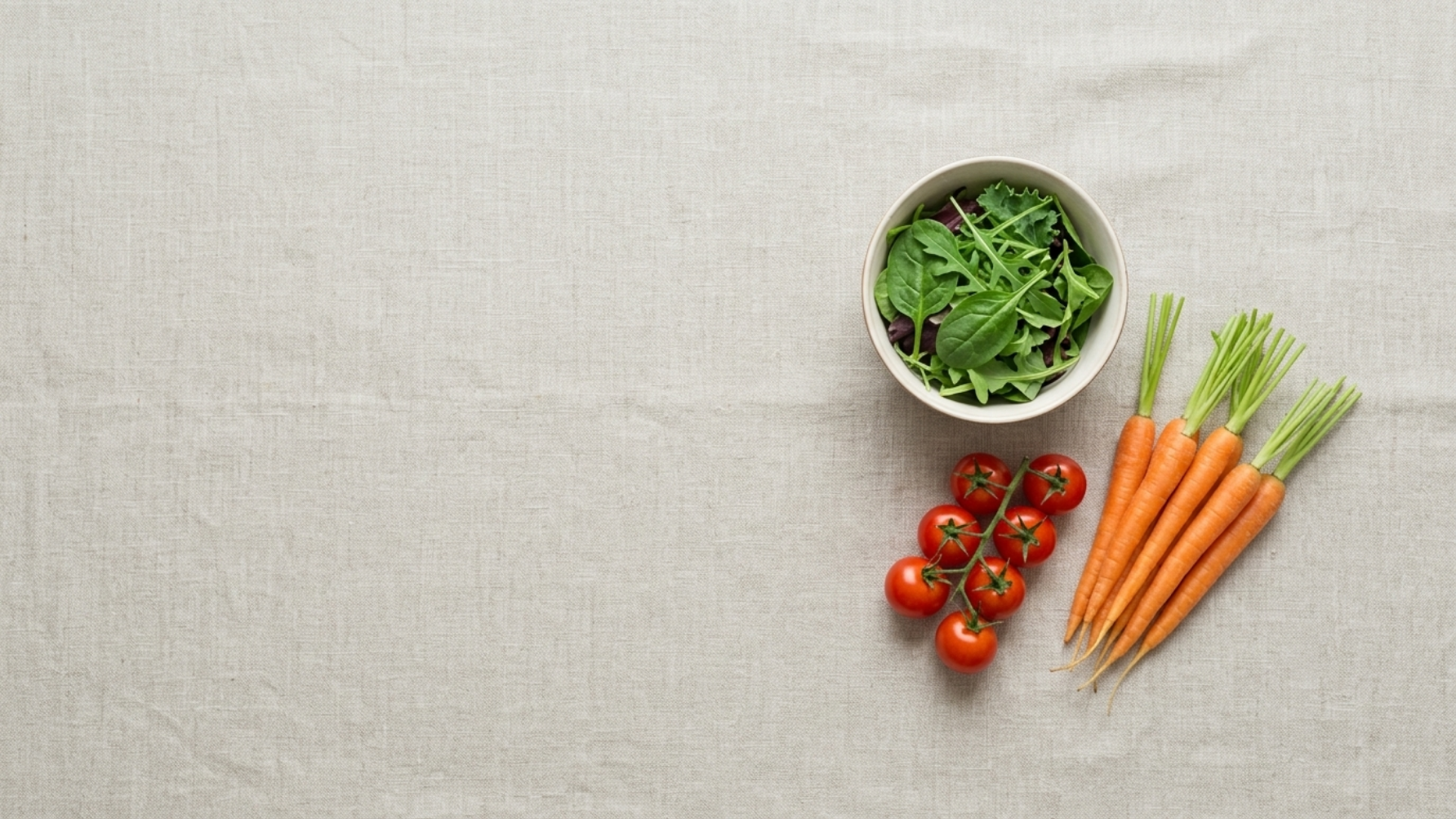 Ingredientes frescos Garfinho Fit